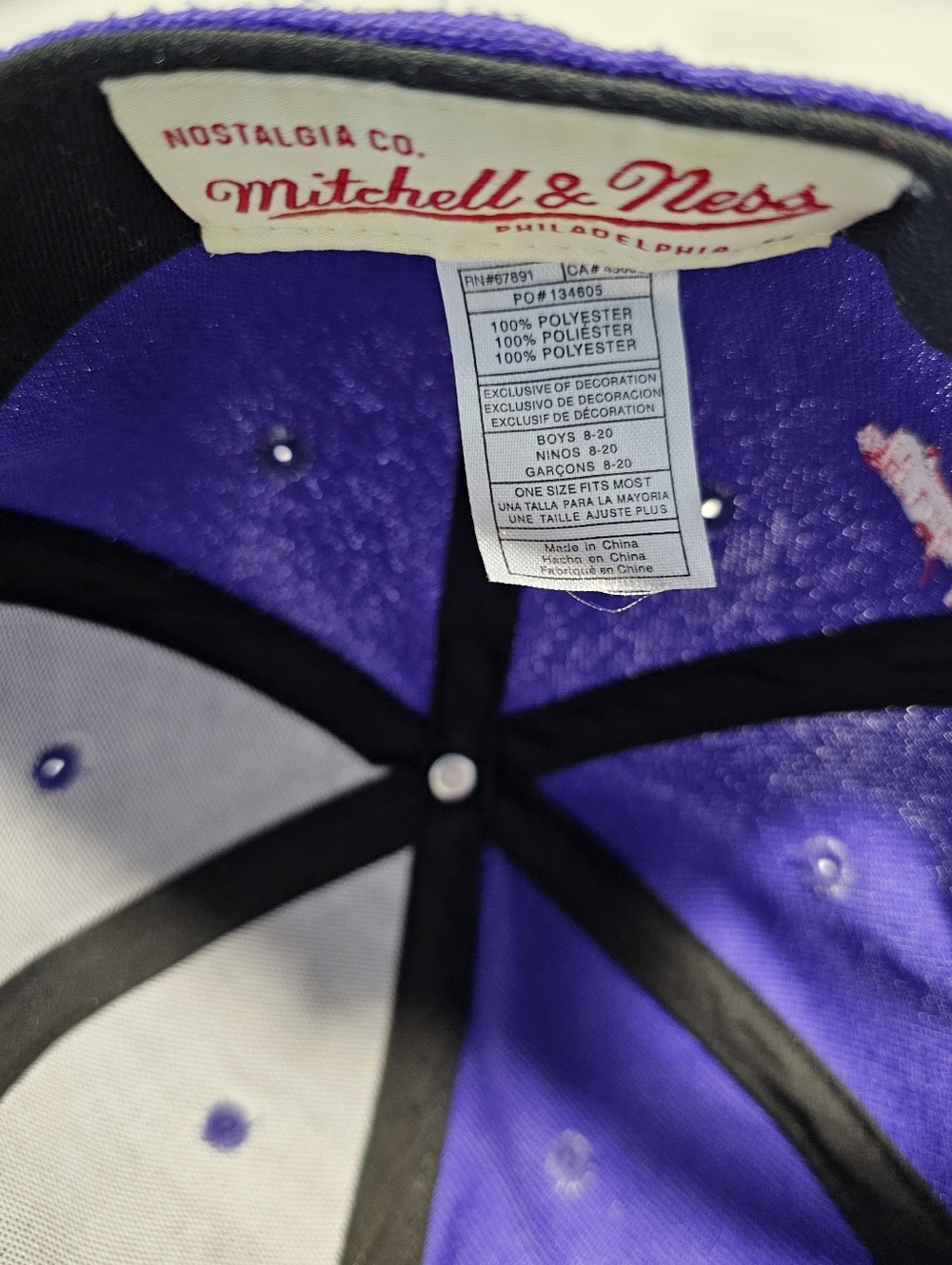 Mitchell & Ness NBA Toronto Raptors Hat - Picture 10 of 15